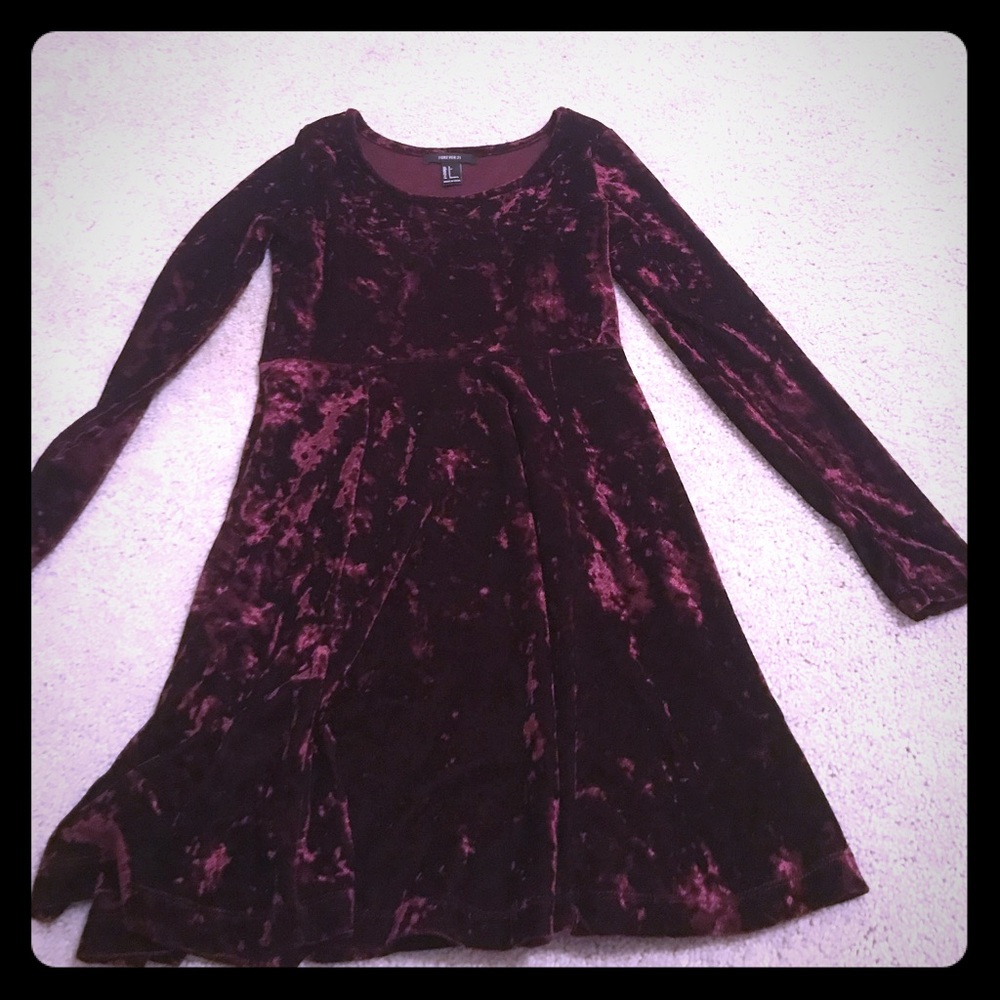A velvet Christmas-y Dress